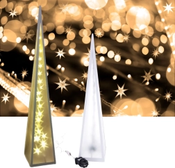 Χριστουγεννιάτικη LED λάμπα με περιστρεφόμενα αστέρια 45 cm