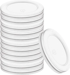 Καπάκια για γυάλινα βαζάκια γιαουρτιού 6,8 cm, 12 τεμ.