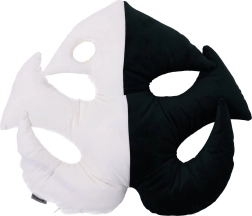 Διακοσμητικό βελούδινο μαξιλάρι σε σχήμα φύλλου – Typ 2