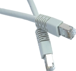 Θωρακισμένο patch cord FTP κατ.6 1,5M γκρι