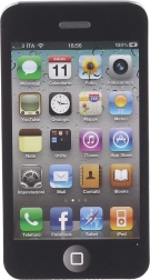 Ριγέ σημειωματάριο σε σχήμα iPhone