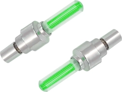 Φωτιζόμενα καπάκια βαλβίδων – πράσινα, σετ 2 τεμ.