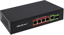 Switch Fast Ethernet PoE με 4x RJ45 PoE, 1x RJ45 Uplink και 1x SFP