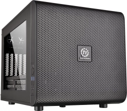 Thermaltake Core V21 Micro θήκη με παράθυρο, USB 3.0, ανεμιστήρας 200mm, μαύρη