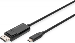 Αμφίδρομος προσαρμογέας Digitus USB τύπου C σε DisplayPort 8K 2m