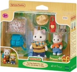 Sylvanian Families μεγάλη αποστολή – αδέρφια Latte Cat Mick και Mabel