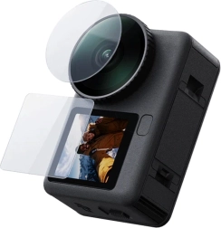 Telesin σετ σκληρυμένων γυαλιών για DJI Osmo Action 6 (φακός και οθόνες)