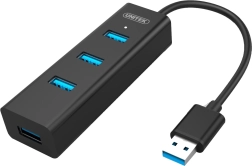 Hub 4x USB 3.0 με υποστήριξη BC1.2, μαύρο