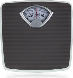 Προσωπική μηχανική ζυγαριά 130 kg – μαύρη