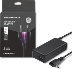 Τροφοδοτικό για φορητούς υπολογιστές ASUS 45 W, 19 V, 2.37 A, σύνδεσμος 4.0 × 1.35 mm + καλώδιο τροφοδοσίας