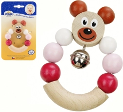 Detoa κουδουνίστρα αρκουδάκι ροζ