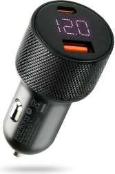 Φορτιστής αυτοκινήτου EVERACTIVE 75 W με USB-C PD και USB-A QC 3.0