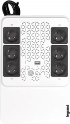 Εφεδρικό τροφοδοτικό UPS LEGRAND Keor Multiplug 800 VA με AVR, 4+2 πρίζες FR