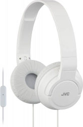 Ελαφριά on-ear ακουστικά JVC λευκά