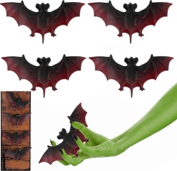 Σετ διακόσμησης Halloween νυχτερίδες 4 τεμάχια