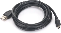 Καλώδιο USB A σε mini USB 5pin 2.0 1,8 m μαύρο
