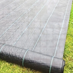 Γεωύφασμα κήπου 70 g/m² 1,6 × 50 m μαύρο UV κατά των ζιζανίων