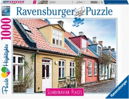 Παζλ RAVENSBURGER Σκανδιναβικές πόλεις – Aarhus, Δανία, 1000 κομμάτια