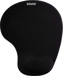 Μαύρο εργονομικό mouse pad SAVIO