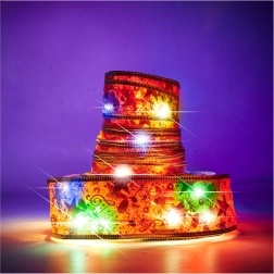 Διακοσμητική LED κορδέλα 10 μ., 100 LED με μπαταρίες – Πολύχρωμο