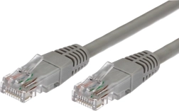 Καλώδιο δικτύου patchcord RJ45 UTP Cat 6, 0,5 m, γκρι