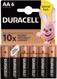 Μπαταρίες Duracell Basic AA LR6 συσκευασία 6 τεμαχίων