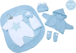 Llorens σύνολο ρούχων για κούκλα μωρό μεγάλο 40-42 cm