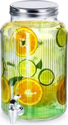 Γυάλινος διανεμητής ποτών με βρυσάκι 6,2 l VILDE