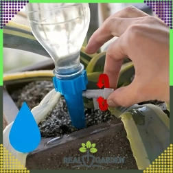 Σετ 10 τεμ. ποτιστήρια για γλάστρες για μπουκάλια PET με βρυσάκι