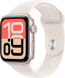Apple Watch SE 3 GPS + Cellular 44 mm αλουμινένια κάσα moonlight αθλητικό λουράκι S/M