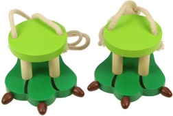 Bigjigs Toys παιδικές ξυλοπόδαρες κροκόδειλος