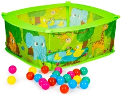 Παιδικό αναδιπλούμενο πάρκο με 50 μπαλάκια