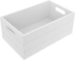Ξύλινο κουτί αποθήκευσης 31 × 21 × 13 cm