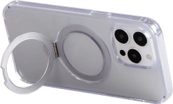 Μαγνητική θήκη με σταντ JOYROOM για iPhone 15 Pro, διάφανη