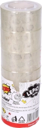 Διαφανής αυτοκόλλητη ταινία 24 mm x 20 m, συσκευασία 6 τεμ.