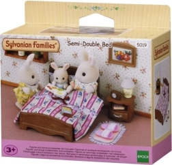 Διπλό κρεβάτι με κομοδίνο SYLVANIAN FAMILIES