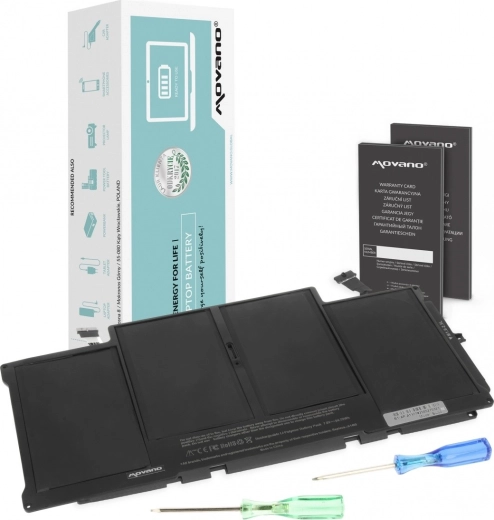 Μπαταρία Movano για Apple MacBook Air 13 A1496 και A1405, 7200 mAh