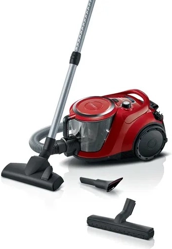 Ηλεκτρική σκούπα χωρίς σακούλα Bosch ProSilence Σειρά 6 κόκκινη