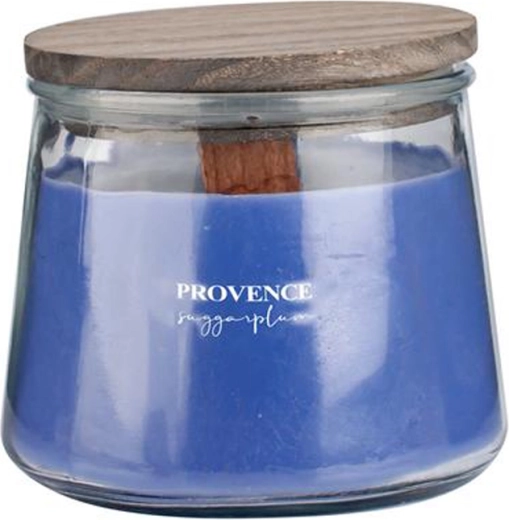 Αρωματικό κερί PROVENCE με ξύλινο φυτίλι Sugarplum, 28 ώρες