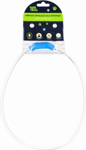 Φωτιζόμενο LED κολάρο USB για σκύλο και γάτα