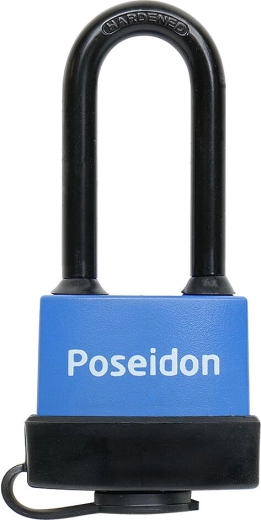 Λουκέτο POSEIDON 40 αδιάβροχο με επιμηκυμένο λαιμό και καπάκι κυλίνδρου