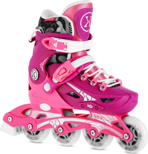 Παιδικά ρυθμιζόμενα inline πατίνια Nils Extreme Blaze – M