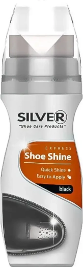 Κρέμα παπουτσιών Silver μαύρη 75 ml