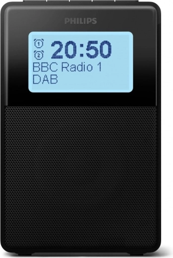 Ξυπνητήρι-ραδιόφωνο PHILIPS με DAB+/FM και Bluetooth, ανθεκτικό στο πιτσίλισμα νερού
