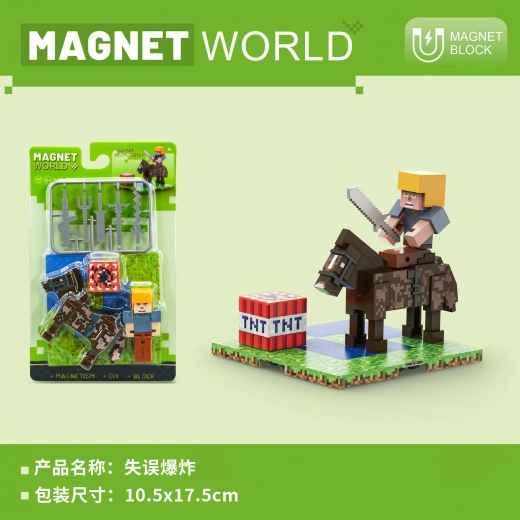 Κατασκευαστικό σετ Magnet World Mistake Explosion