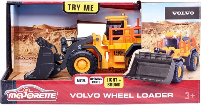Majorette Grand τροχοφόρος φορτωτής VOLVO 21 cm με φώτα και ήχους