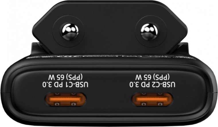 Δύο θύρες USB‑C με PD 3.0 και PPS