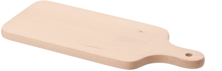 Ξύλινη επιφάνεια κοπής με λαβή 36 × 15,5 cm
