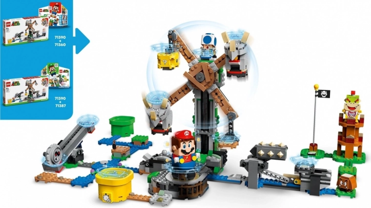 Μάχη με τους Reznor – σετ επέκτασης LEGO SUPER MARIO