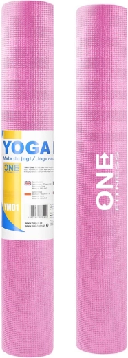 Στρώμα γιόγκα ONE FITNESS YM01 ροζ